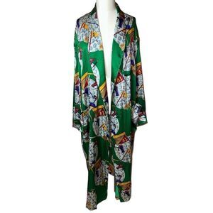 Nicole Miller Robe Unisex Size M Rare Vintage Golf Robe